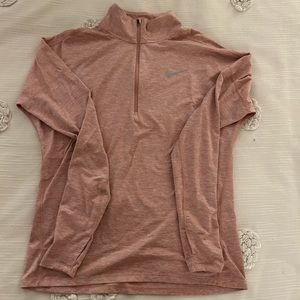 Peach nike drift quarter zip